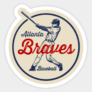 Vintage Braves Sticker